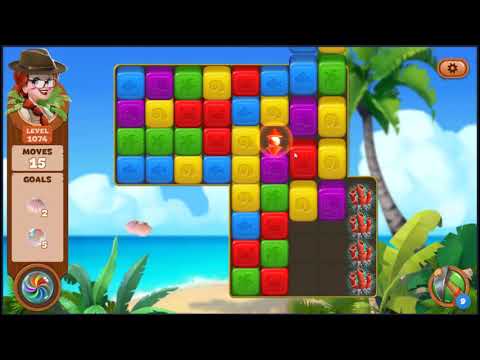 Lost Island Blast Adventure Level 1074 - NO BOOSTERS 🏝️ | SKILLGAMING ✔️