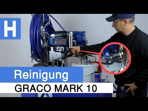 Reinigung & Konservierung - Graco Mark 10 Spritzgerät richtig sauber machen