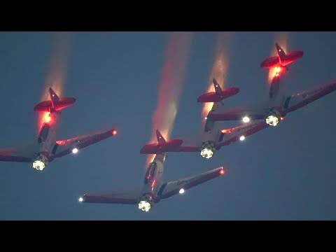 MESMERIZING Aeroshell Team Twilight Performance at Oshkosh | EAA Airventure Oshkosh 2023