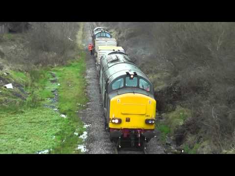 37667/37611 6c51/6c52 Heysham flask train 27th December 2012