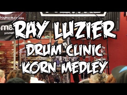 Ray Luzier Korn Medley - HD Audio & Video!