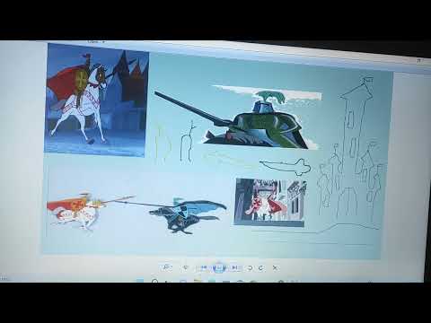 Two Knights From The Truth About Mother Goose and The Sword In The Stone