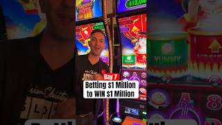 Day 7: Betting $1 Million to WIN $1 Million 🌶️ 1 SPICY BONUS please #casino #slots #bonus #jackpot