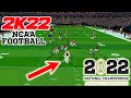 NCAA 2K22 IS AMAZING!!! THIS GAME IS WILD | NFL 2K5 MOD