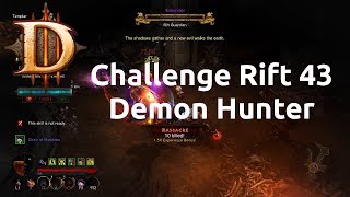 Diablo 3 - Challenge Rift - Challenge 43 - Demon Hunter - Failure