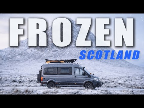 Winterliches Van-Leben in den Bergen | Temperaturen unter Null Grad