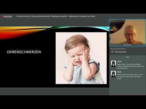 Ohrenschmerzen, Zahnungsbeschwerden, Säuglingsschnupfen - Allgemeines Vorgehen bei Fieber