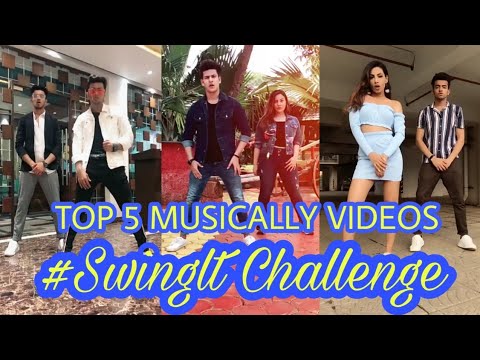 Swing It challenge | Top 5 videos | Musically dance challenge | #SwingIt Challenge