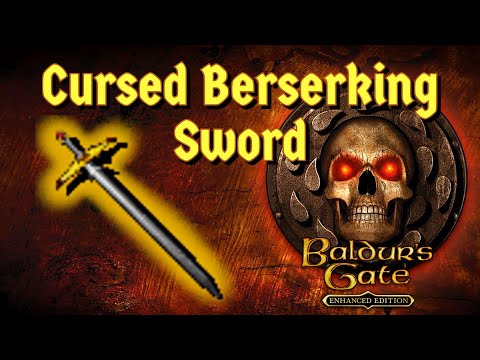I attempted to solo the game with the CURSED BERSERKING SWORD | Baldur's Gate 1