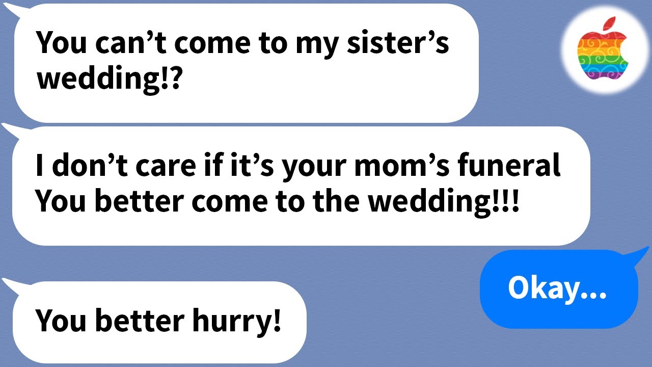 【Apple】 My husband made me skip my mother’s funeral for his sister’s wedding