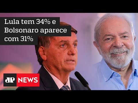 Lula e Bolsonaro estão tecnicamente empatados em pesquisa espontânea