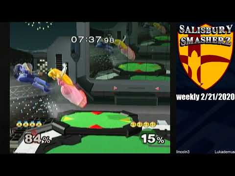 SBY Melee 2/21/20 - lincoln3 (Blue Sheik, Fox) vs Lukademus (Red Sheik, Peach) - Grand Final