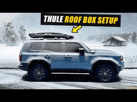 THULE Roof Box Install on a Toyota Land Cruiser 250 Prado
