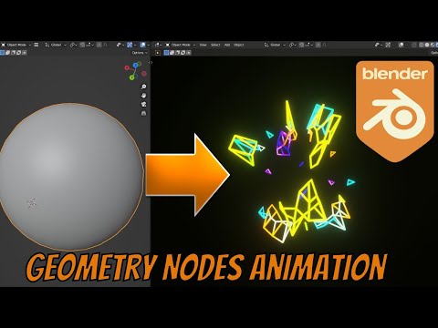 Satisfying Blender Geometry Nodes Animation (Blender Tutorial)