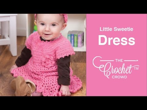 Crochet Little Sweetie Dress | EASY | The Crochet Crowd