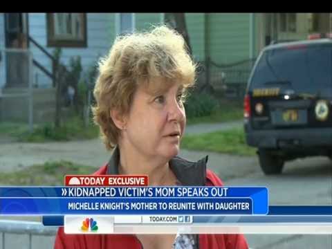 Michelle Knight's mother's tear of joy at news her daughter is alive