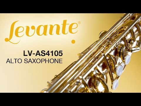 Levante Alto Gold Lacquered Saxophone Sax w/ Case - Key of Eb image 8