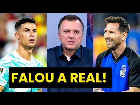 ALUCINANTE! “ESSA DISCUSSÃO SÓ EXISTE porque o CRISTIANO RONALDO…” MAURO CEZAR FALA de MESSI e CR7