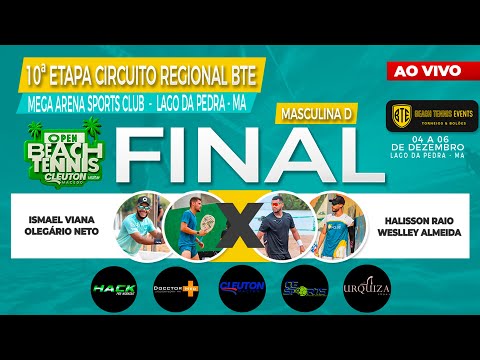 FINAL MASCULINA D: ISMAEL VIANA / OLEGÁRIO NETO X HALISSON RAIO / WESLLEY ALMEIDA