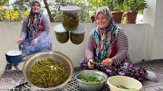 Yağlı Kıl Biber Turşusu ‼️Denemeyen Kaldımı‼️ Akşam Menüsü Kemikli Et Yemeği ❗️K