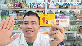 Cách Dùng Thuốc Tẩy Giun Fugacar và Benda 500 - Mebendazole 500mg