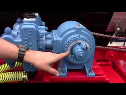John Blue Ground Drive Pumps on Commercial Pull Type Sprayer