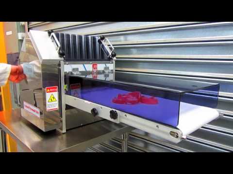 Pacific JS-300 Slicer - slicing fresh pig's ear video thumbnail