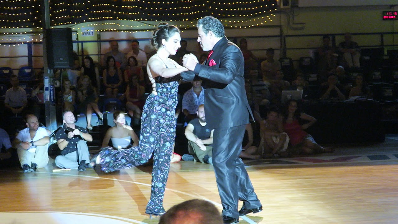 Fabian Salas & Lola Diaz at A Los Amigos Tango Festival, Rythymno Crete 2019 1
