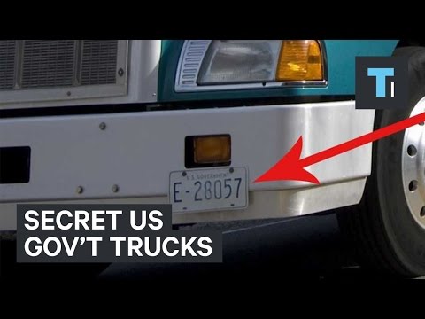 Secret US Gov't trucks