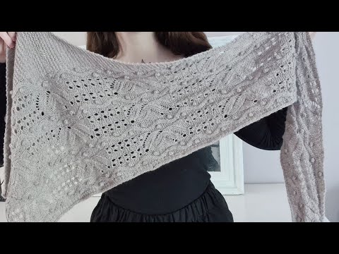 (FR Podcast Tricot) Yarnflakes 78 – Petit châle et pull à torsades