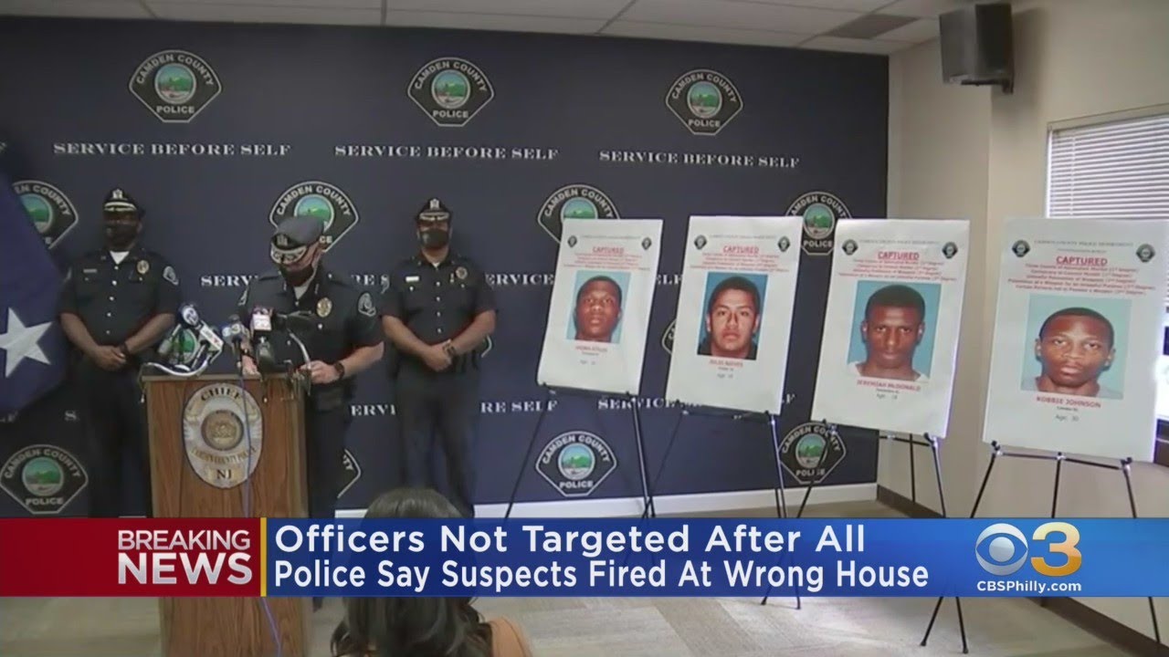 4 People Arrested, Charged After Shots Fired At Home Of Camden Officers
