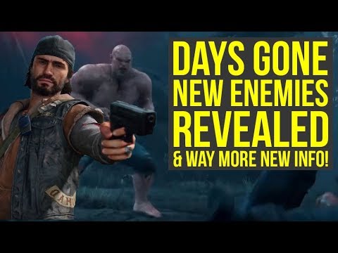 Days Gone Gameplay - New Enemies REVEALED, Trophy List, Story Trailer & More (Days Gone PS4) Video