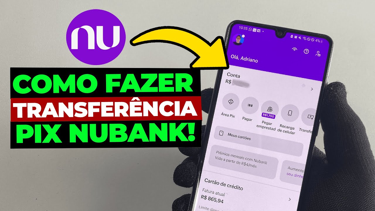 Como Fazer Pix Nubank Corretamente!