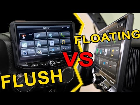 FLUSH vs FLOATING Mount: Jeep Wrangler JK/JKU Stinger HEIGH10 Radio Upgrade Options | 4K Comparison