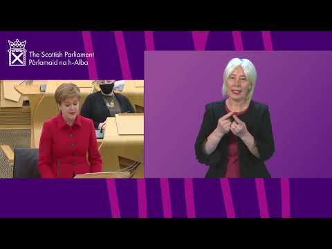 First Minister’s Statement: COVID-19 Update (BSL) - 8 February 2022