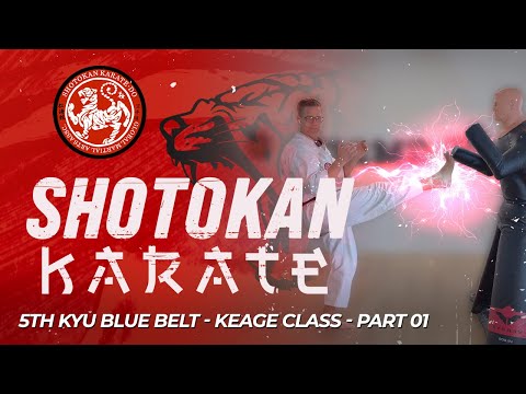 Shotokan Karate - 5th Kyu Blue Belt - Keage Class (Part 1) thumbnail