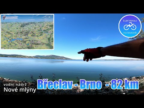 Elektrokolo: Cyklotrasa Břeclav - Brno. Výlet po jižní Moravě v letním odpoledni. Lednice, Pálava