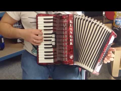 Klangprobe Akkordeon Klinger Pony III/ Weltmeister Rubin