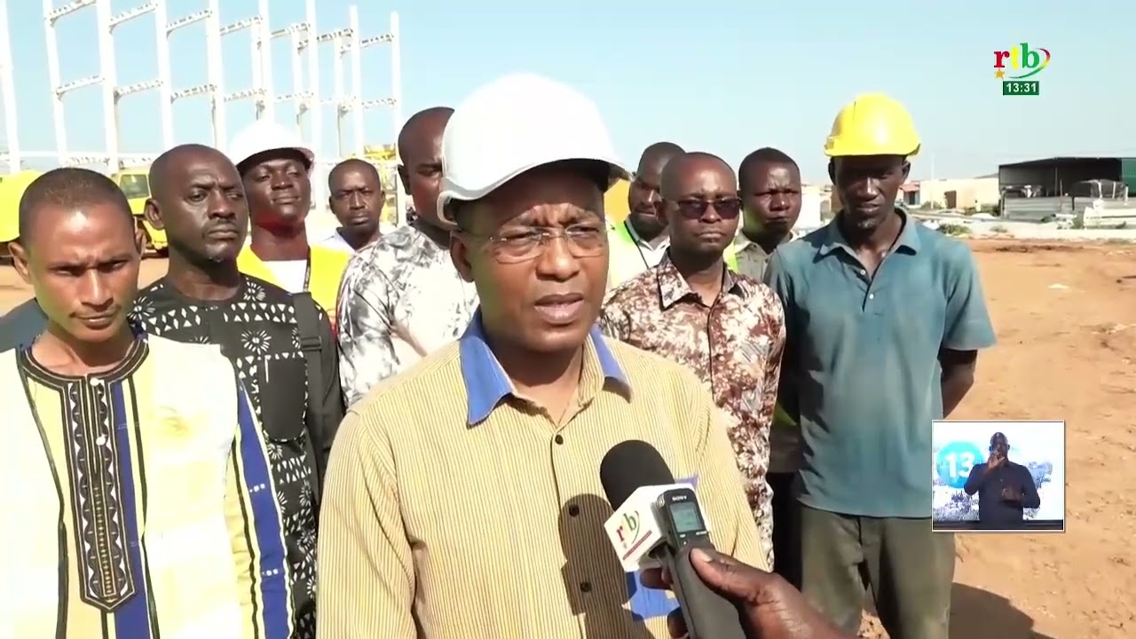Le MICA visite le chantier de l’Unité Industrielle de transformation de blé à Bobo-Dioulasso