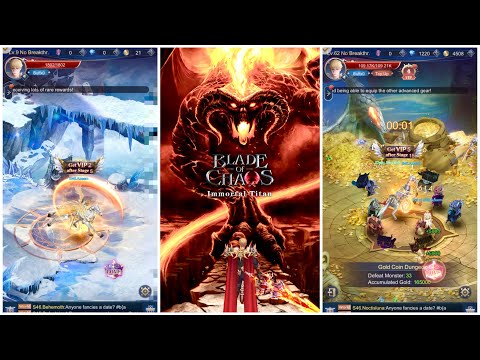 BLADE OF CHAOS: IMMORTAL TITAN | iOS | Global | First Gameplay - YouTube