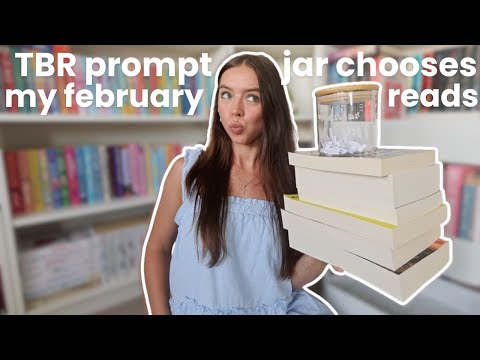 TBR prompt jar chooses my reads for february! 🫙✨ *February TBR*