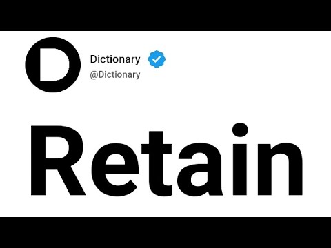 Retain Meaning In English