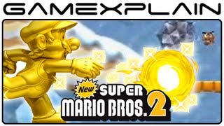 New Super Mario Bros. 2 - Gold Mario Gameplay Footage