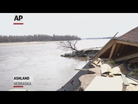 Residents in Nebraska are beginning to clean up as floodwaters recede across the Midwest. A flooded water treatment plant at a Superfund site that stores radioactive waste and explosives was temporarily shut down, but is back up and running. (March 28)
