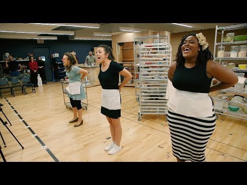 Inside rehearsals for the national tour of Waitress

