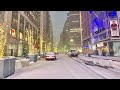 ⁴ᴷ⁶⁰ Walking During New York City's Major Snowstorm at 7 AM (December 17, 2020)