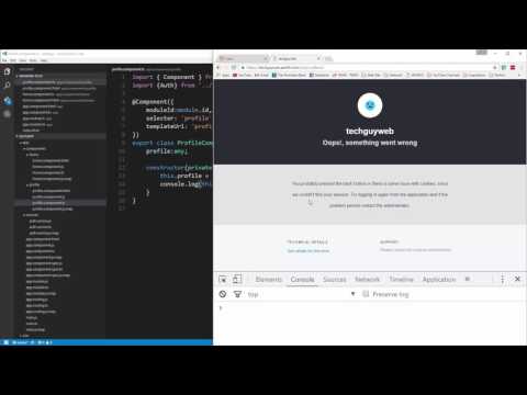 Learn to build an Auth0 App using Angular 2 - Login, Register \u0026 User Profile