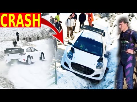 CRASH 💥 TEST RALLYE MONTE CARLO 2026 | Jon Armstrong Crash & Josh McEarlean
