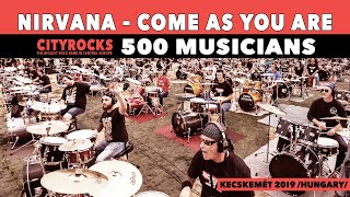 Nirvana - Come As You Are - 500 musicians cover - The biggest rock flashmob in Central Europe
