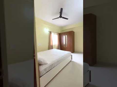 Video thumbnail for A205: Fully Furnished 2 BHK Flat for rent in Hennur | Kots Byrathi